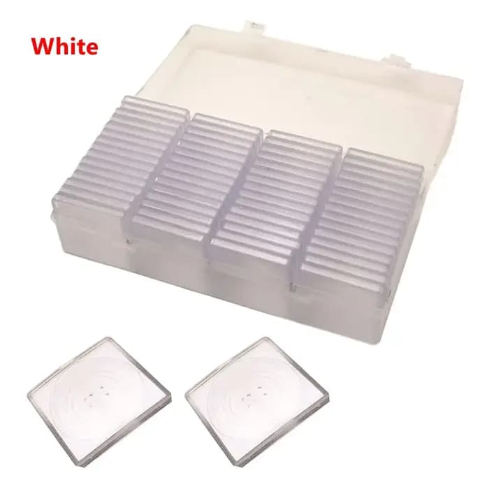 Organisateur de Collection 60 pièces, boîte de rangement, étui à capsules de pièces de monnaie, conteneur carré, étui de protection pour pièces de monnaie à collectionner, organisateur de pièces de mo