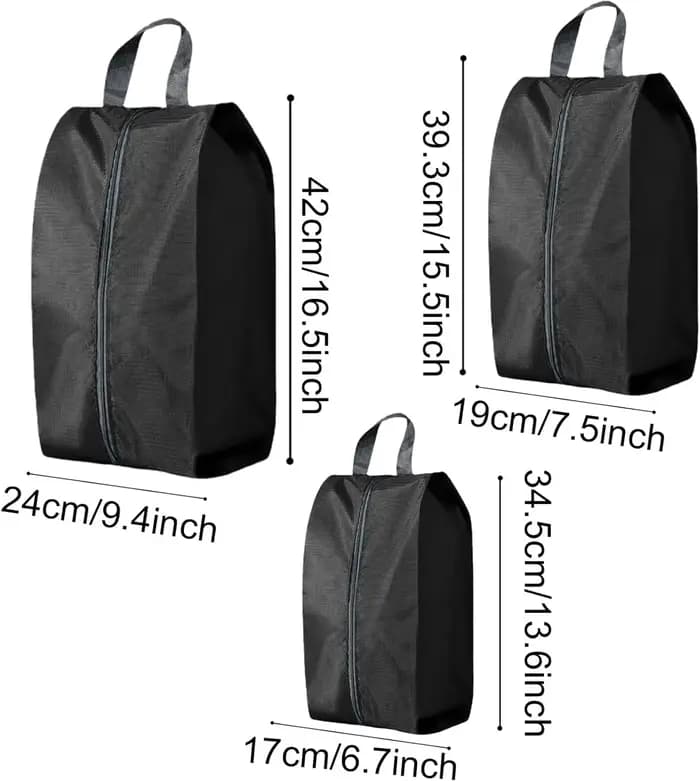 Sac à chaussures étanche Portable 3 tailles, sac de rangement multifonctionnel pliable pour voyage e
