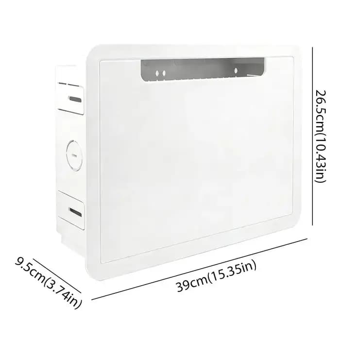 Boîte multimédia TV, prise polyvalente et boîtier réseau