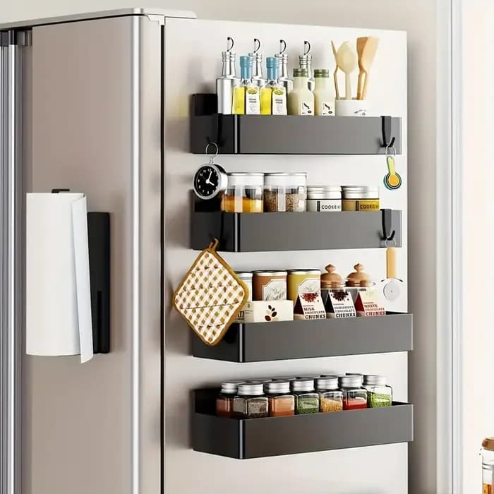 Panier magnétique de rangement pour réfrigérateur