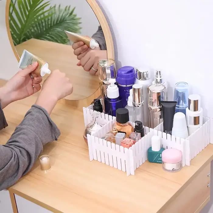 Ensemble de 4 panneaux de séparation ajustables pour rangement domestique