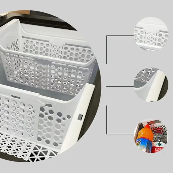 Nouveau 2026 1 pièce Panier de rangement robuste pour congélateur coffre