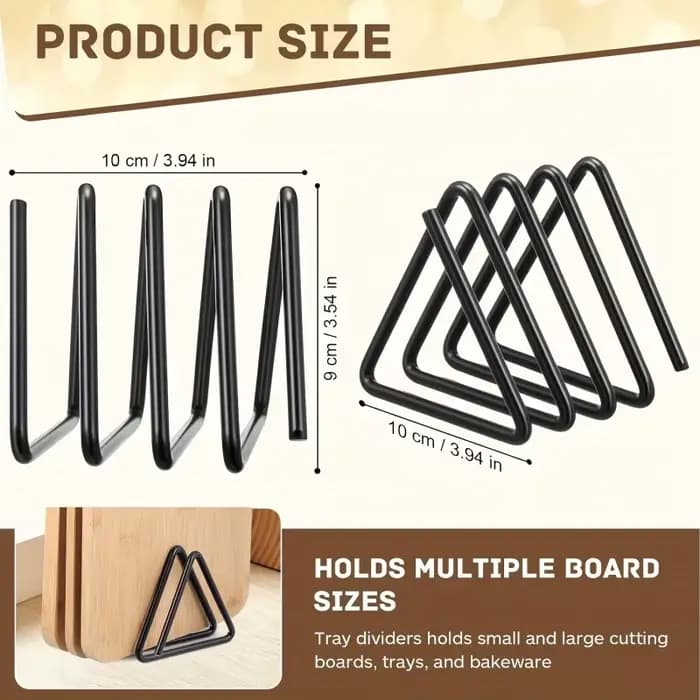 Support de rangement pour planches à découper en métal - Porte-planches