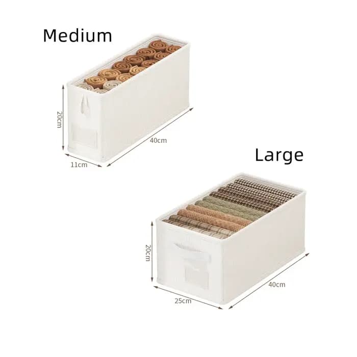 Tiroir organisateur sous-vêtements chaussettes boîte de rangement culottes boîtes