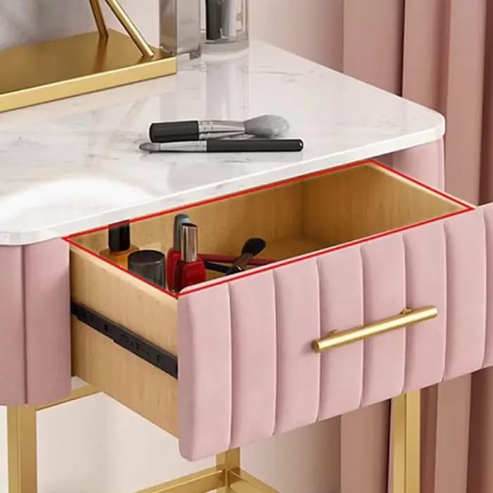 Coiffeuse de rangement de bijoux nordique pour filles
