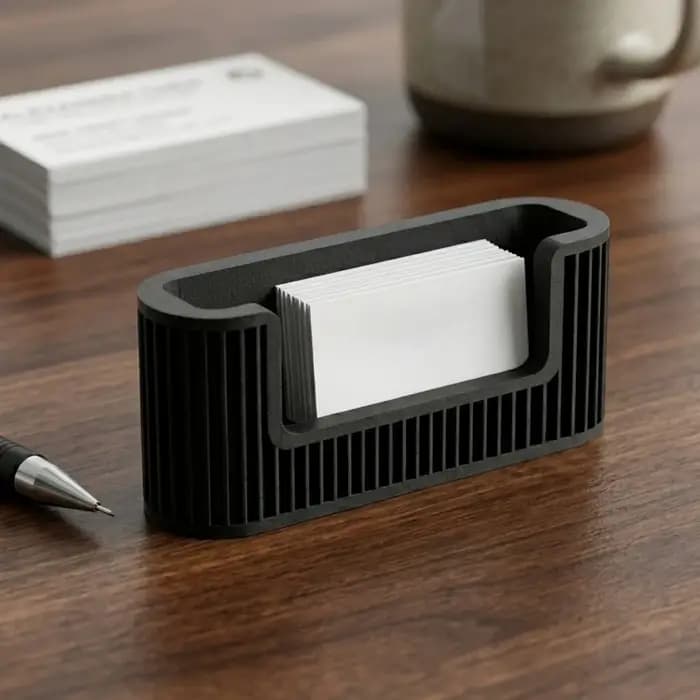 Porte-cartes de visite et boîte de rangement de bureau, idéal pour la réception de bureau, convient comme cadeau