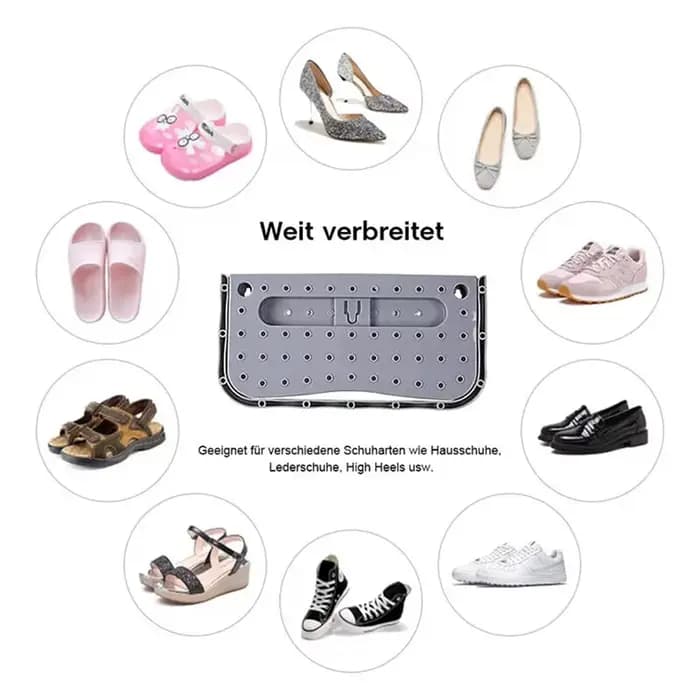 Étagère à chaussures simple en plastique