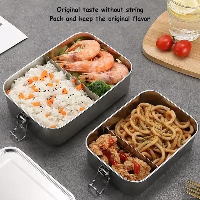 Boîte à lunch en acier inoxydable pour enfants et adultes