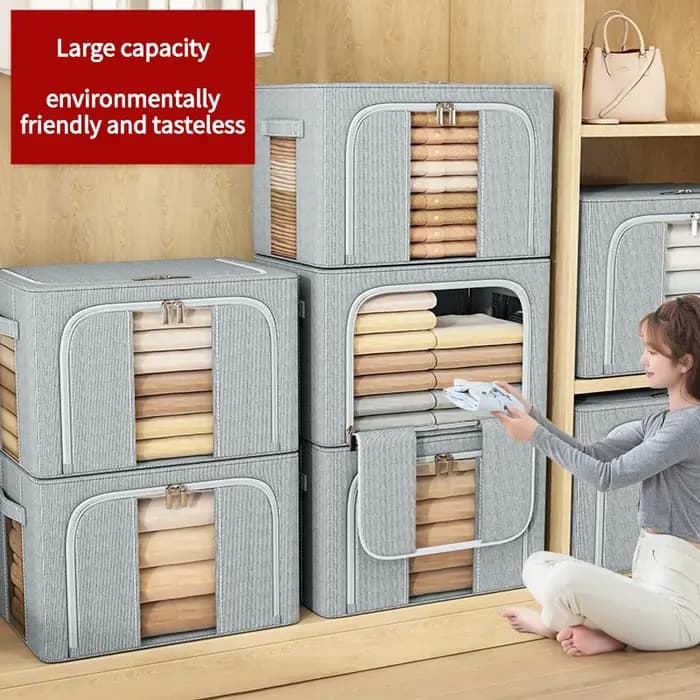 Boîte de rangement en tissu Oxford 22L 66L 100L