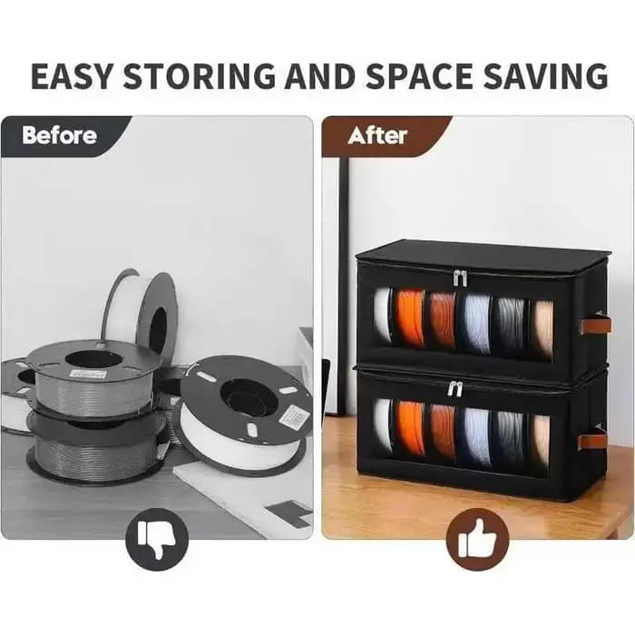 Boîte de rangement pour consommables, conteneur pour imprimante 3D, adapté au stockage des accessoires d'impression 3D, organisateur pour la maison et le bureau