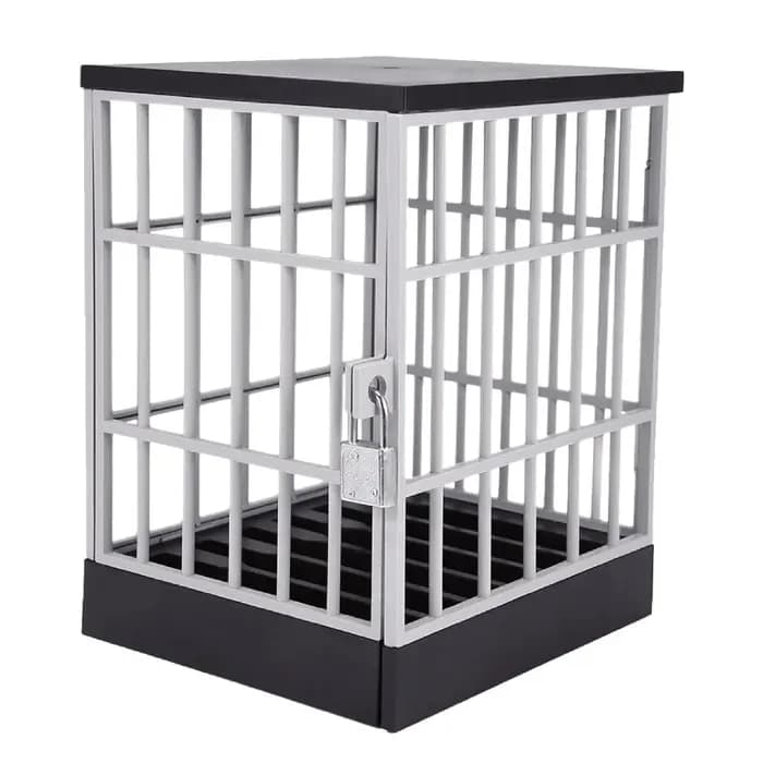 Boîte de Rangement Sécurisée pour Téléphone Portable - Cage de Verrouillage pour Smartphone - Gadget de Table pour Fêtes
