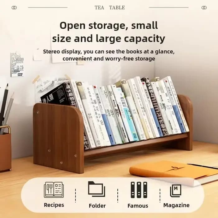 Étagère de rangement pour bibliothèque de bureau