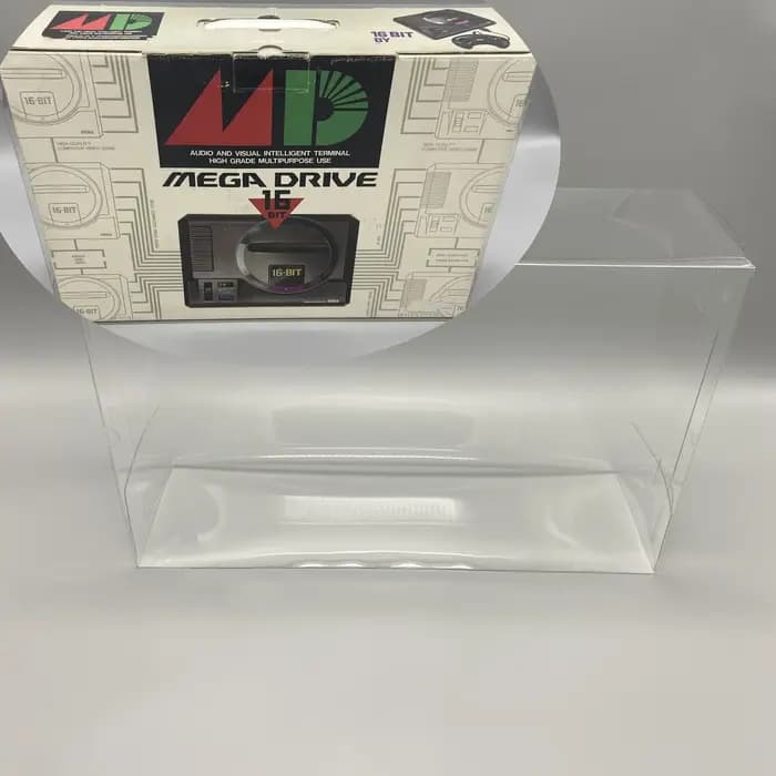Boîte de protection transparente pour console MEGA DRIVE