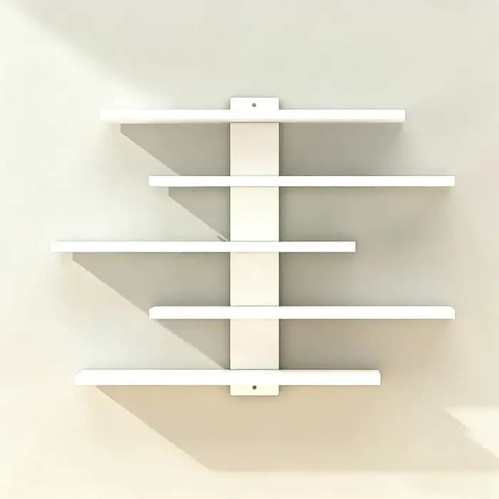 Étagère murale à 5 niveaux pour figurines de blocs de construction - Grande capacité, installation f