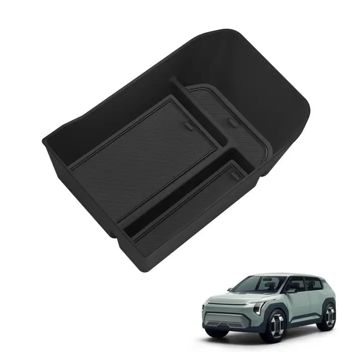 Boîte de rangement pour accoudoir de voiture Kia EV3 2024-2026, en ABS, pour organiser et ranger, pl