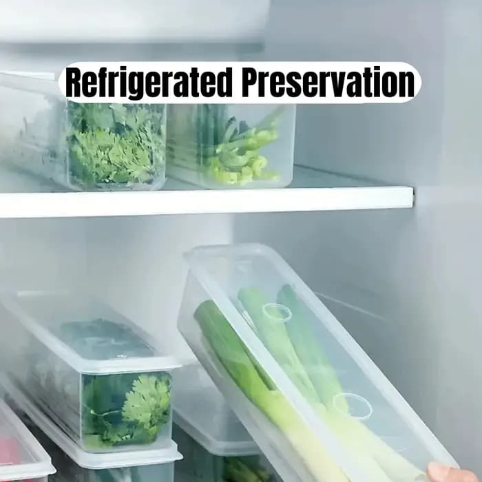 Boîtes de rangement pour réfrigérateur avec couvercle