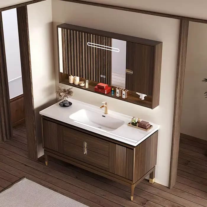 Meuble de salle de bain en bois de Chine