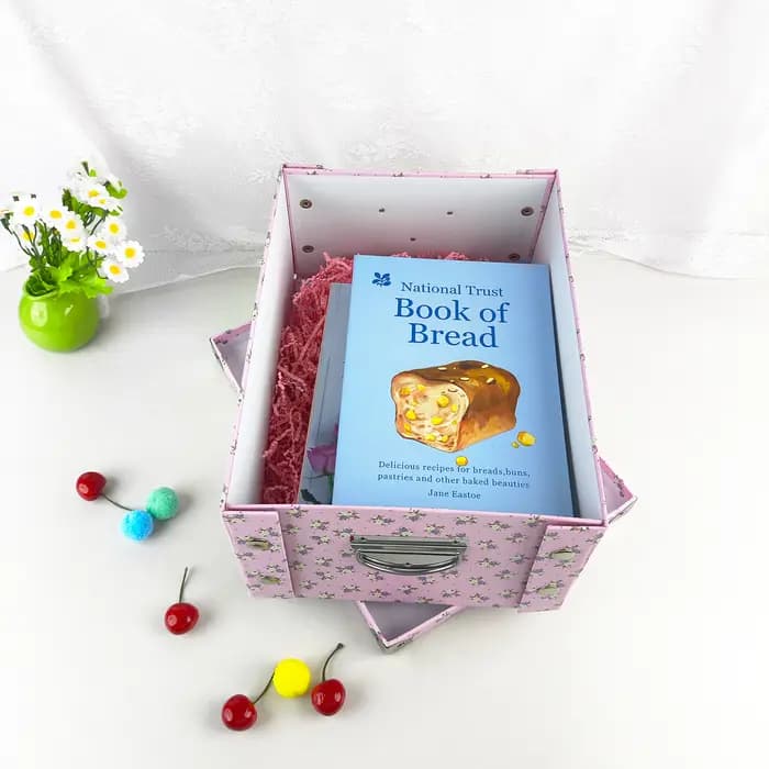 Boîtes de rangement pliables à motifs floraux