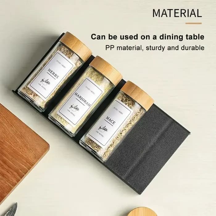 Organisateur de tiroir à épices de cuisine à 4 niveaux