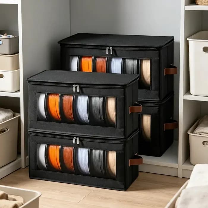 Boîte de rangement pour filament d'imprimante 3D, anti-poussière et anti-humidité, support de rangement pour filament, boîte de rangement sèche, accessoires d'impression 3D