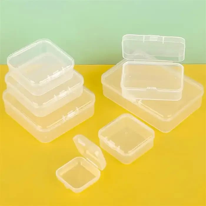 Boîte en plastique rectangulaire