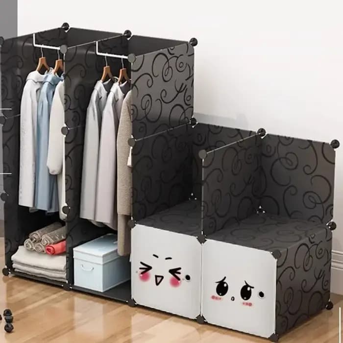 Armoire de rangement pliable et portable pour bijoux