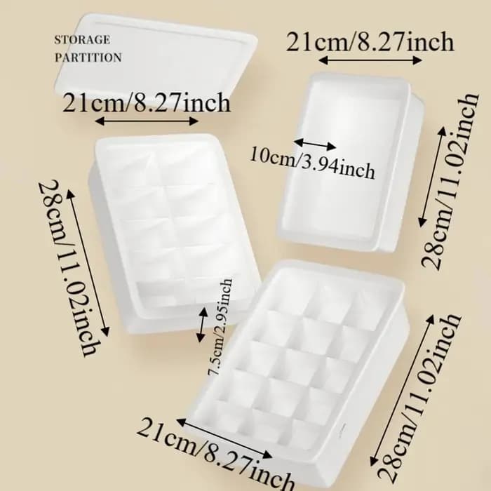 Boîte de rangement pour sous-vêtements avec couvercle