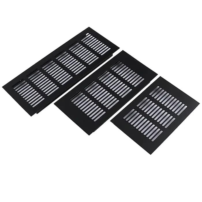 Grille de Ventilation rectangulaire en aluminium pour armoire