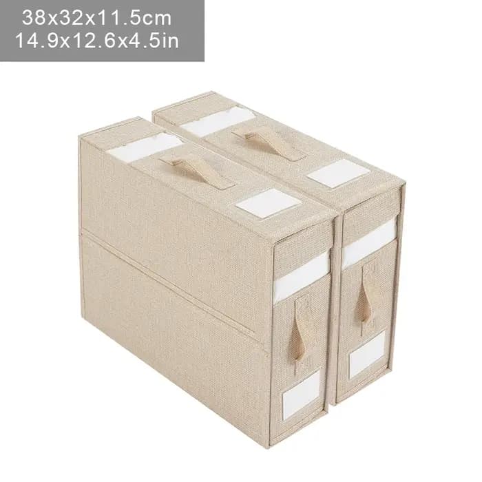 Boîte de Rangement pour Drap de Lit avec Poignée