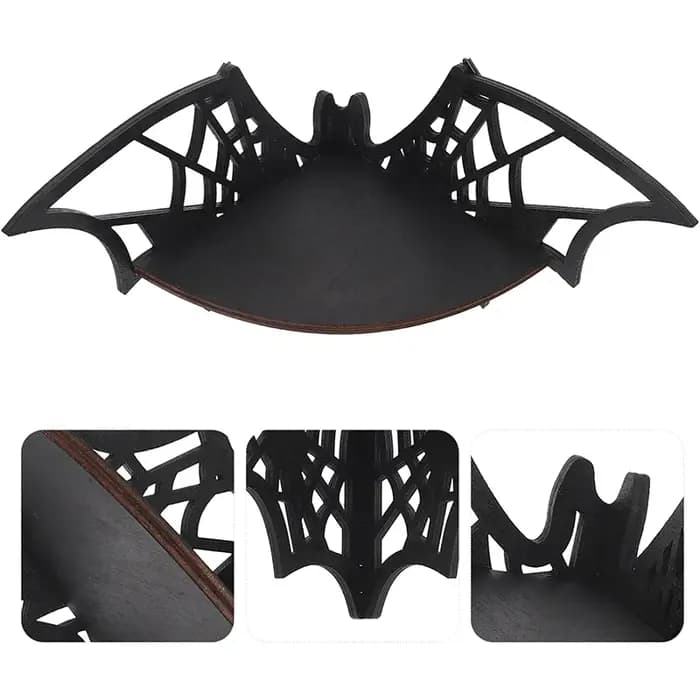 Étagères d'angle en bois pour chauve-souris