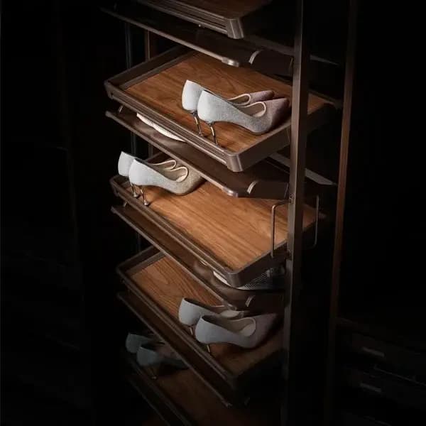 Armoire à chaussures en bois