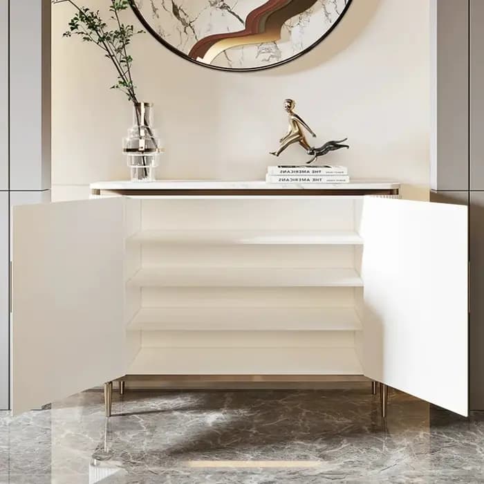 Meuble à chaussures de luxe léger pour la maison, simple et moderne, pour entrée et salon, étagère de rangement, meuble à chaussures, étagère de rangement.