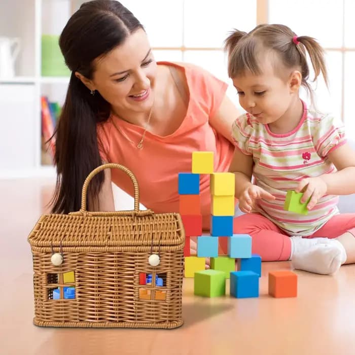 Paniers en osier pour rangement
