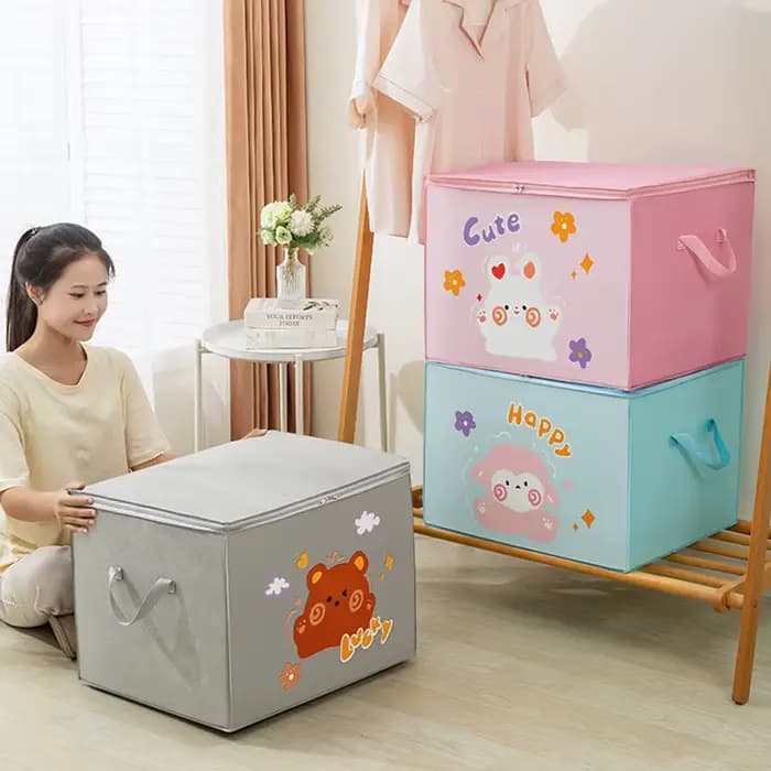 Boîte de Rangement Pliante en Forme de Cube