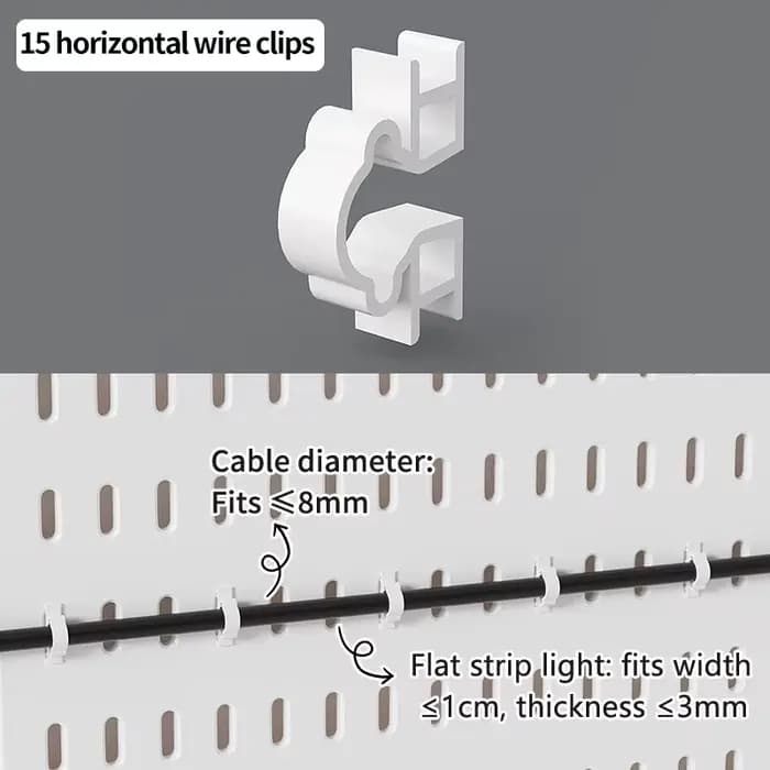 Panneau perforé de rangement pour meubles de maison : support de rangement sur pied réglable en haut