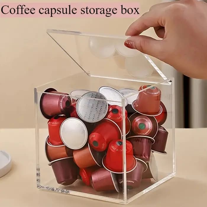 Boîte de rangement porte-capsules de café
