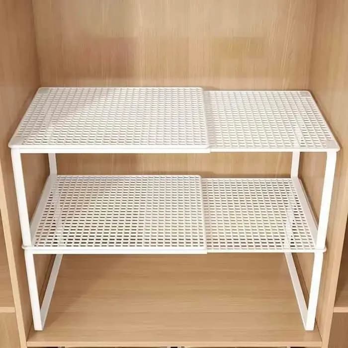 Étagère de placard télescopique empilable