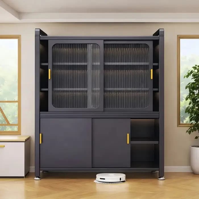 Armoire de cuisine en métal moderne