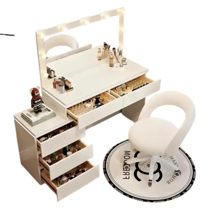 Tiroir organisateur coiffeuse en bois filles italien Simple rangement