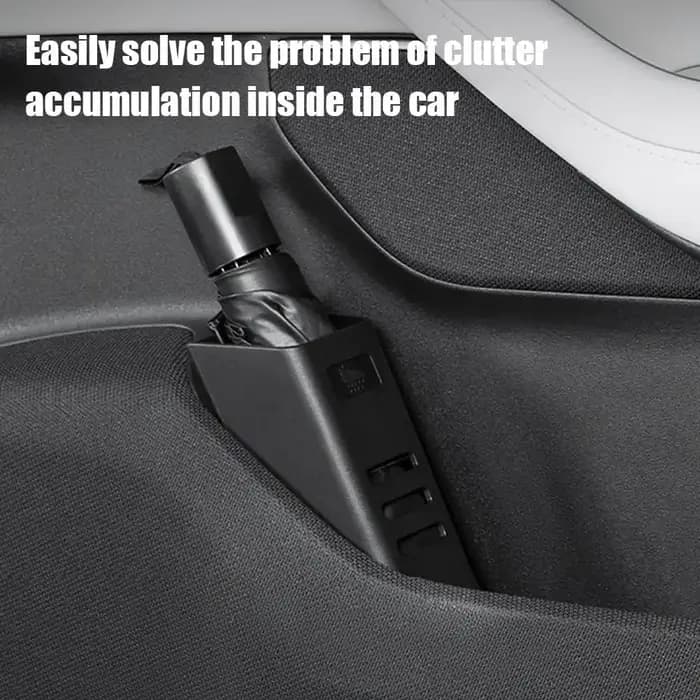 Boîte de rangement pour voiture, support de rangement domestique de type porte, support de parapluie pour coffre de voiture, seau de rangement pour parapluie de voiture