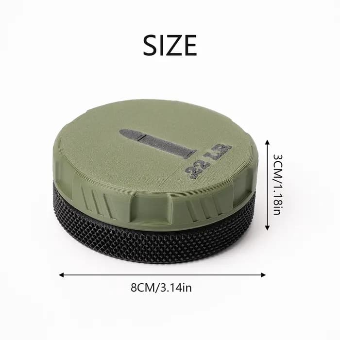 Boîte de rangement compacte et empilable pour munitions