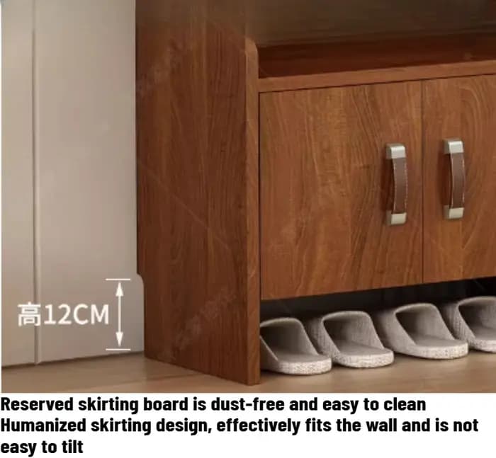 Étagère de rangement pour chaussures en bois