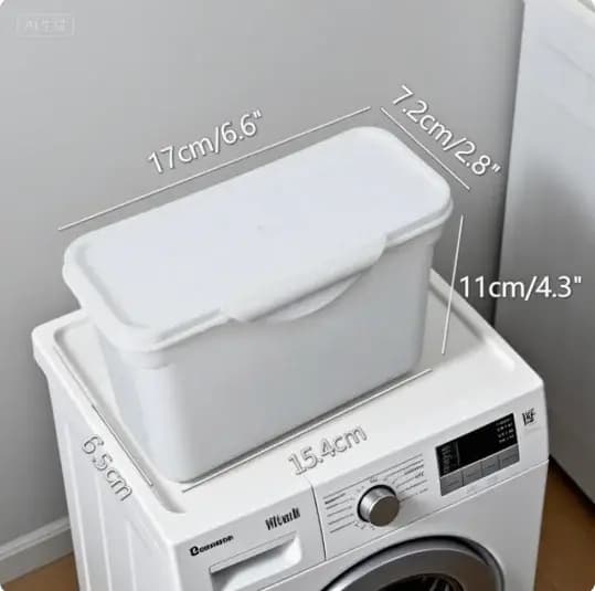 Boîte de rangement pour lessive