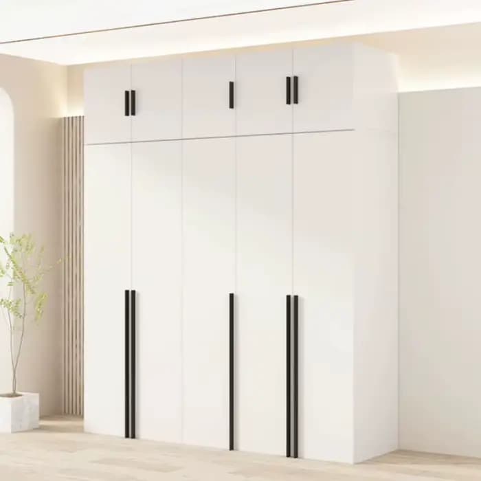 Femmes étagère armoire concepteur de luxe King Size en bois moderne