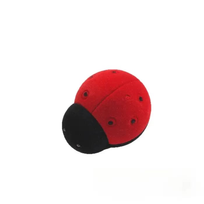Boîte de flocage mignonne en forme de coccinelle