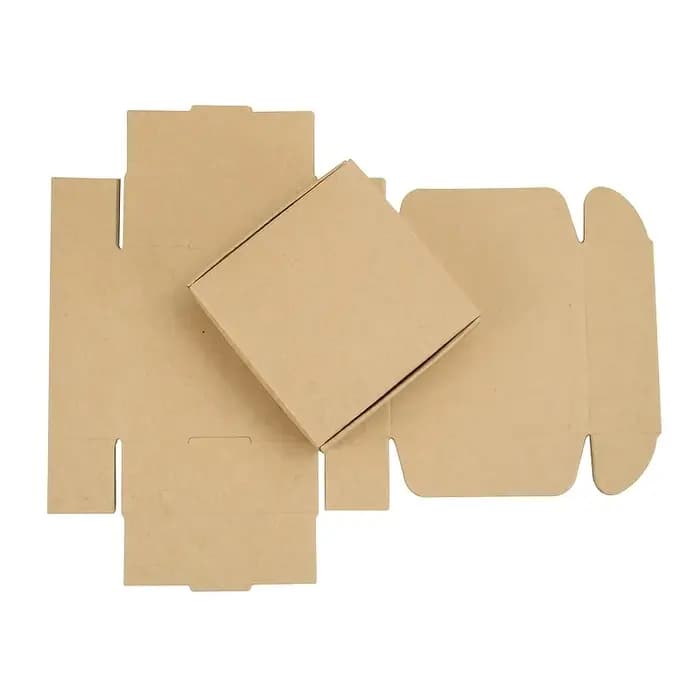 Mini boîtes en carton Kraft 10/20 pièces, 2.16 "x 2.16" x 0.98 "-convient aux emballages, artisanat et coffrets cadeaux de vacances pour petites entreprises