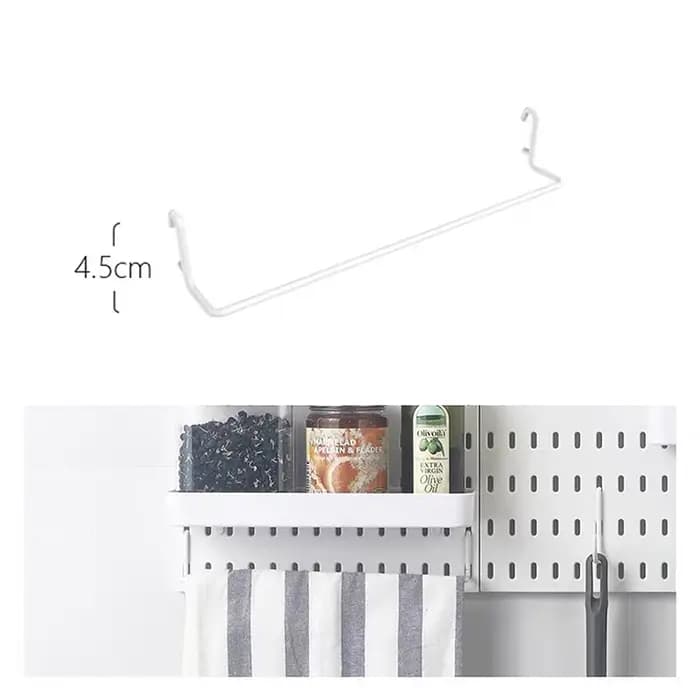 Étagère murale perforée, kit de panneaux perforés DIY, panneau à trous pour panneaux muraux, décoration intérieure, étagère suspendue décorative