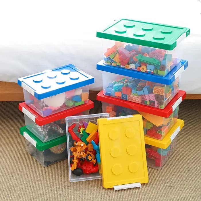 Boîte de rangement de blocs de construction pour enfants