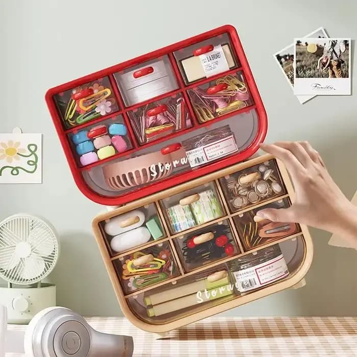 SunOfficiJewelry-Boîte de Rangement de Bureau Synchronisée