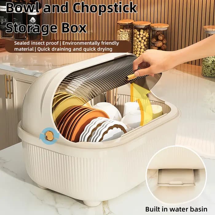 Boîte de rangement de cuisine de grande capacité